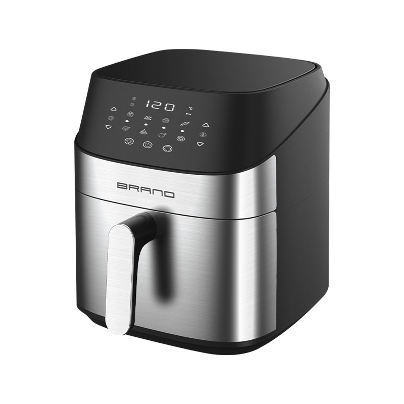 Hur säkerställer den ogenomskinliga pekskärmskontrollens luftfryer till och med värmefördelningen för att krossa och matlagning?